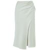 Langzi Basic Wardrobe Deconstructed Acetate Skirt