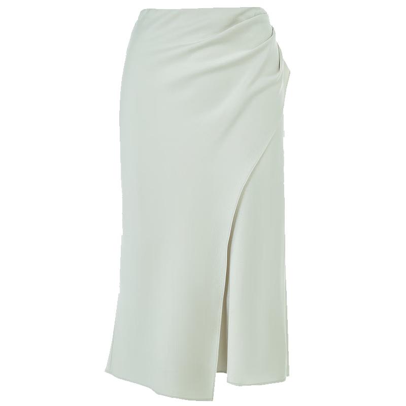 Langzi Basic Wardrobe Deconstructed Acetate Skirt