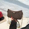 Super Fire Small Bag Women's 2025 New Trendy European and American Simple Letter Shoulder Bag Texture Commuter Small Square Bag Niche