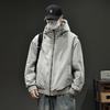 Men's Double-Sided Imitation Mink Velvet Snow Eagle Winter Jacket - Thickened American Retro Style