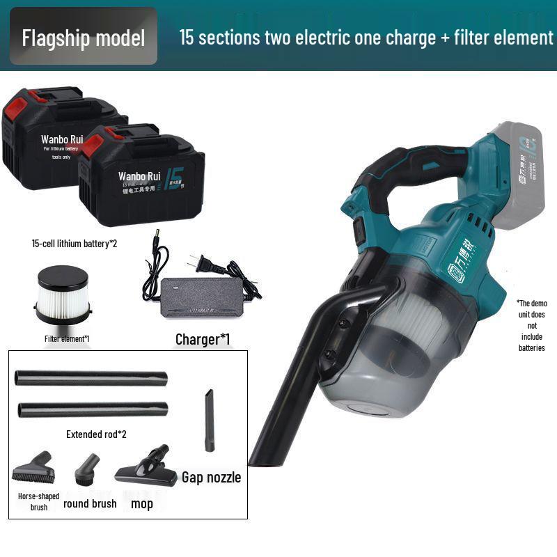 High-Power Wireless Auto & Home Vacuum Cleaner - Strong, Automatic Dust Collector