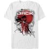 Samurai Jack Big & Tall True Jack Herren Oberteile Kurzarm T-Shirt, Weiß, 4X-Large, Weiß, 4X-Large Big Tall