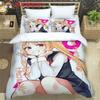Fashion 3d Print Anime BOCCHI THE ROCK Bedding Set Article Children & Adults for Beds Quilt Covers Pillowcases Duvet Cover Sets