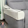 2 PCS Solid High Quality Removable Armrest Covers Furniture Stretchy Chair Sofa Couch Arm Protector Home & Living Furniture