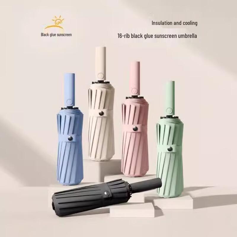 WH Large Automatic Folding Umbrella