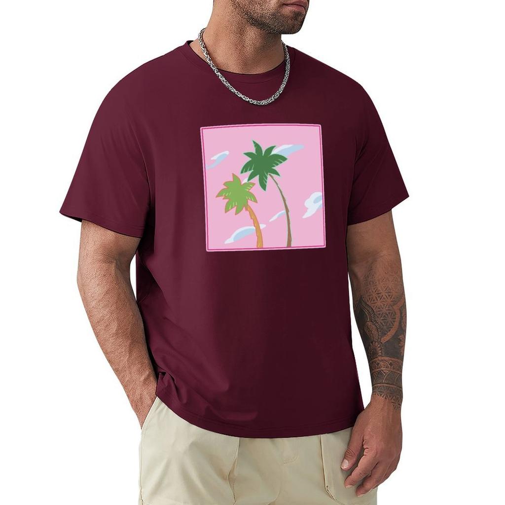 Sk8 The Infinity Palm Trees T-Shirt Graphic Tee Shirt Kawaii Clothes Mens Graphic T-Shirts Pack