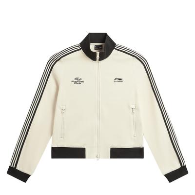 Color Block Embroidered Letter Casual Jacket Women Jackets AWDW956-5