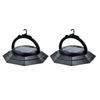 Solar Camping Lantern Rechargeable LED Light 4000mAh USB Portable Outdoor Emergency Light for Night Use Power Outage Survival