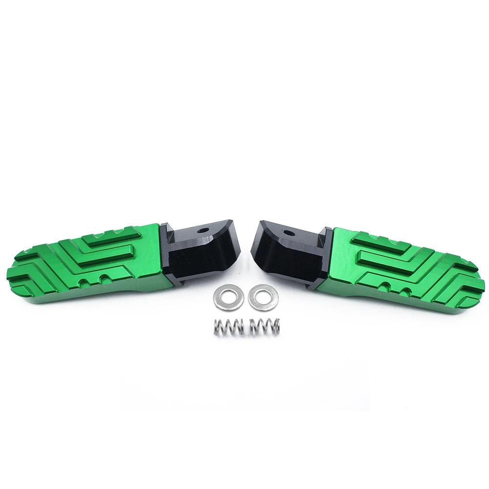 Pokhaomin Motorcycle Accessories Front Footrests Pedals Rear Passenger Foot Peg For Kawasaki Z900 Z650 2017-2023 Rear