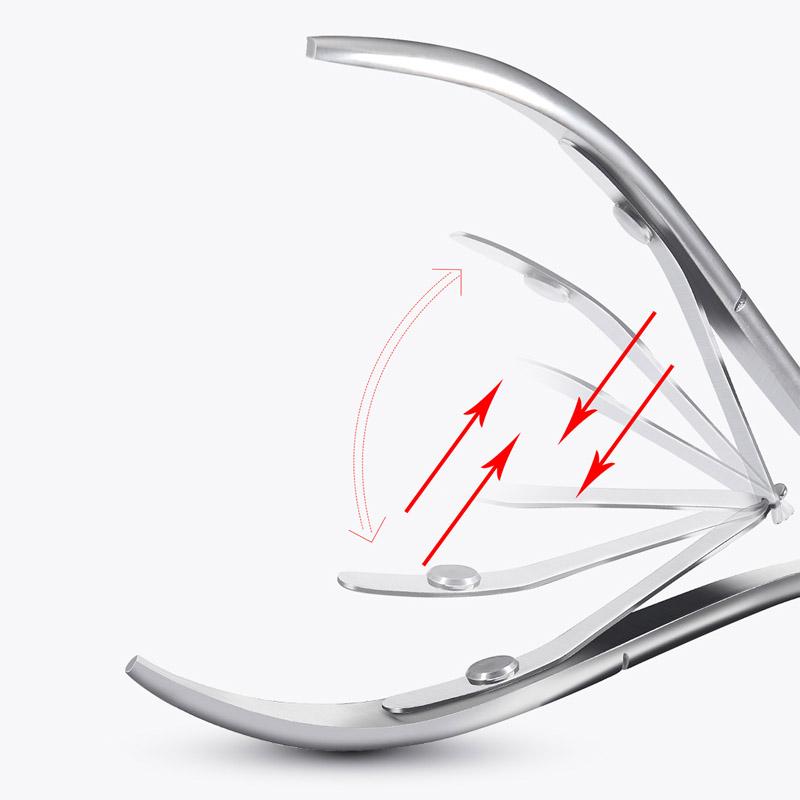 Dead Skin Scissor Stainless Steel Toenail Cuticle Nipper Colorful Nail Cuticle Scissors Pedicure Scissors Plier Manicure Tools