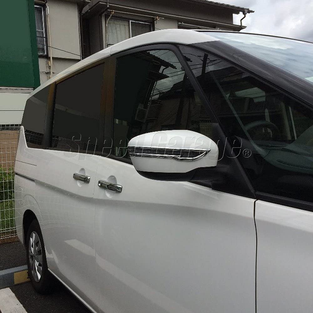 Speed Garage Door Mirror Turn Signal Garnish for Nissan Serena C27 Custom Parts - Dress-Up