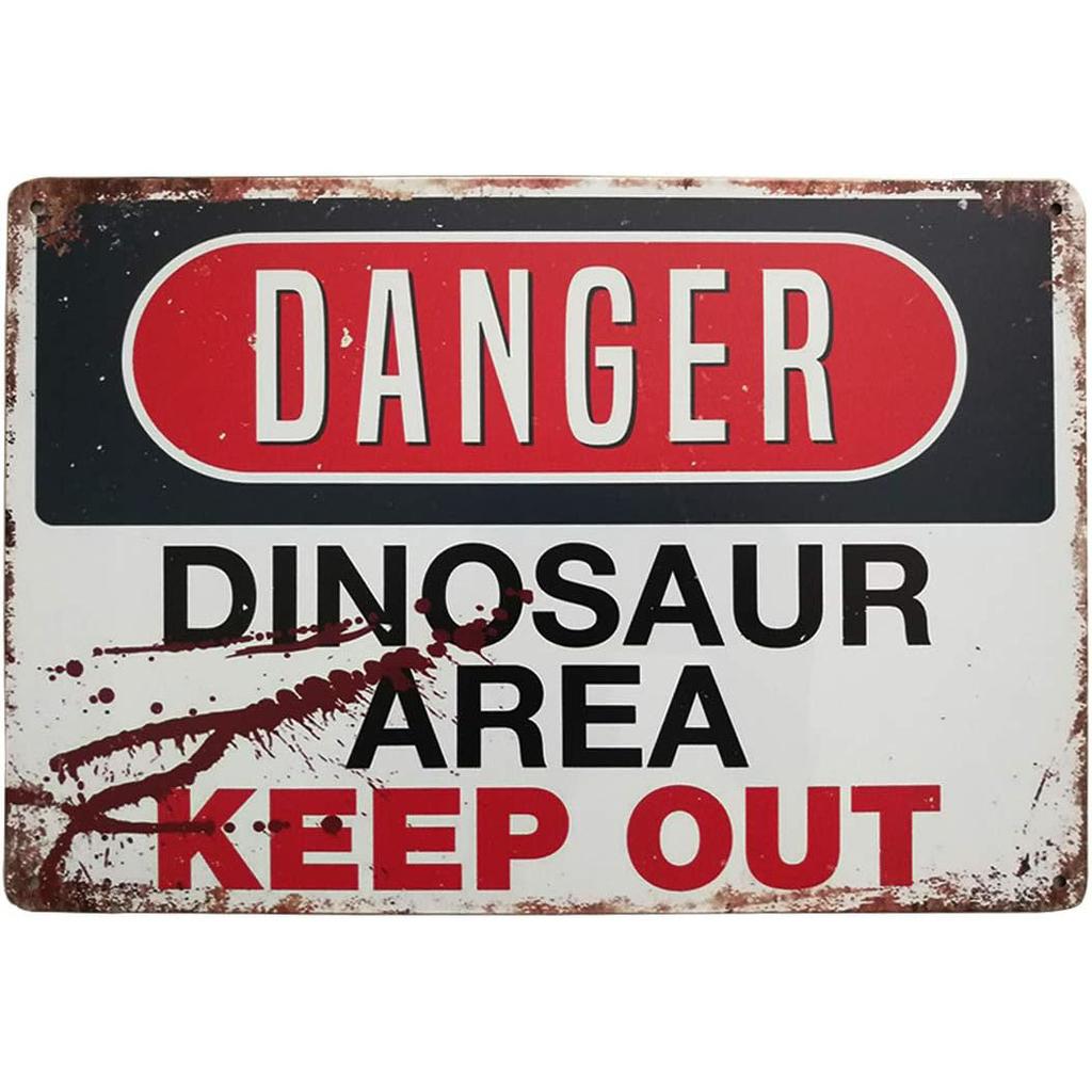 Vintage Warning Metal Tin Signs Danger Do Not Enter Wall Decor for Garage Garden Restaurant Bars Cafe Clubs Retro Posters Plaque