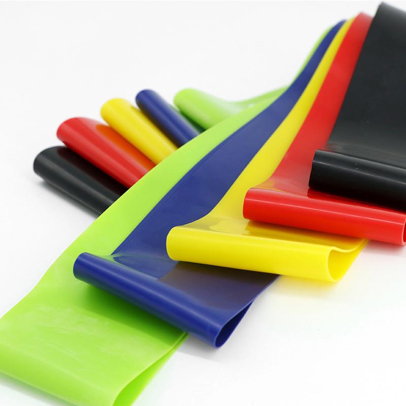 2023 New Portable Fitness Workout Equipment Rubber Resistance Bands Yoga Gym Elastic Gum Strength Pilates Women Weight Sports