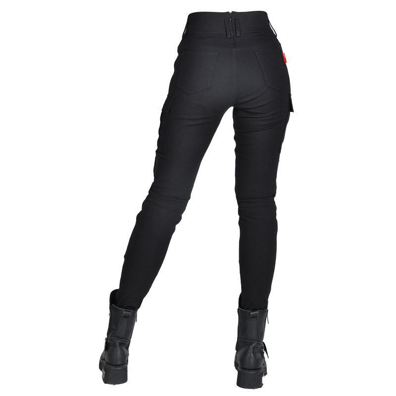 Womens Motorcycle Riding Pants With Multi-Pockets Retro Style Anti-Fall Abrasion-Resistant Long Leg Design Silicone Grip