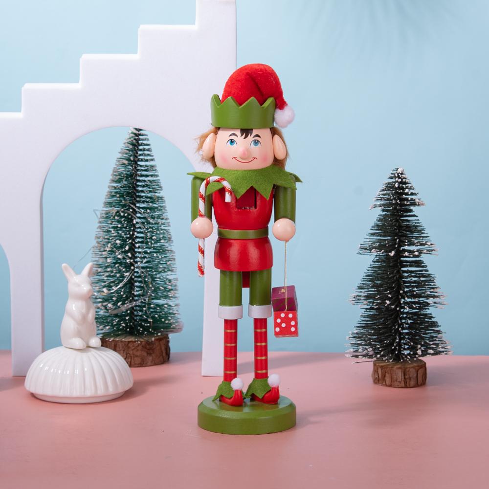 Christmas Elf Nutcracker Figurine