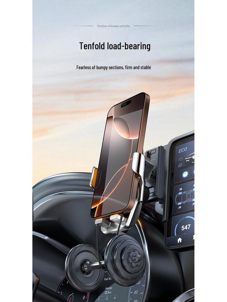 Heavy Duty Sinotruk Howo S6 Mobile Phone Holder for 24-25 Model Pickup Truck - Navigation Modification & Interior Decoration Accessories