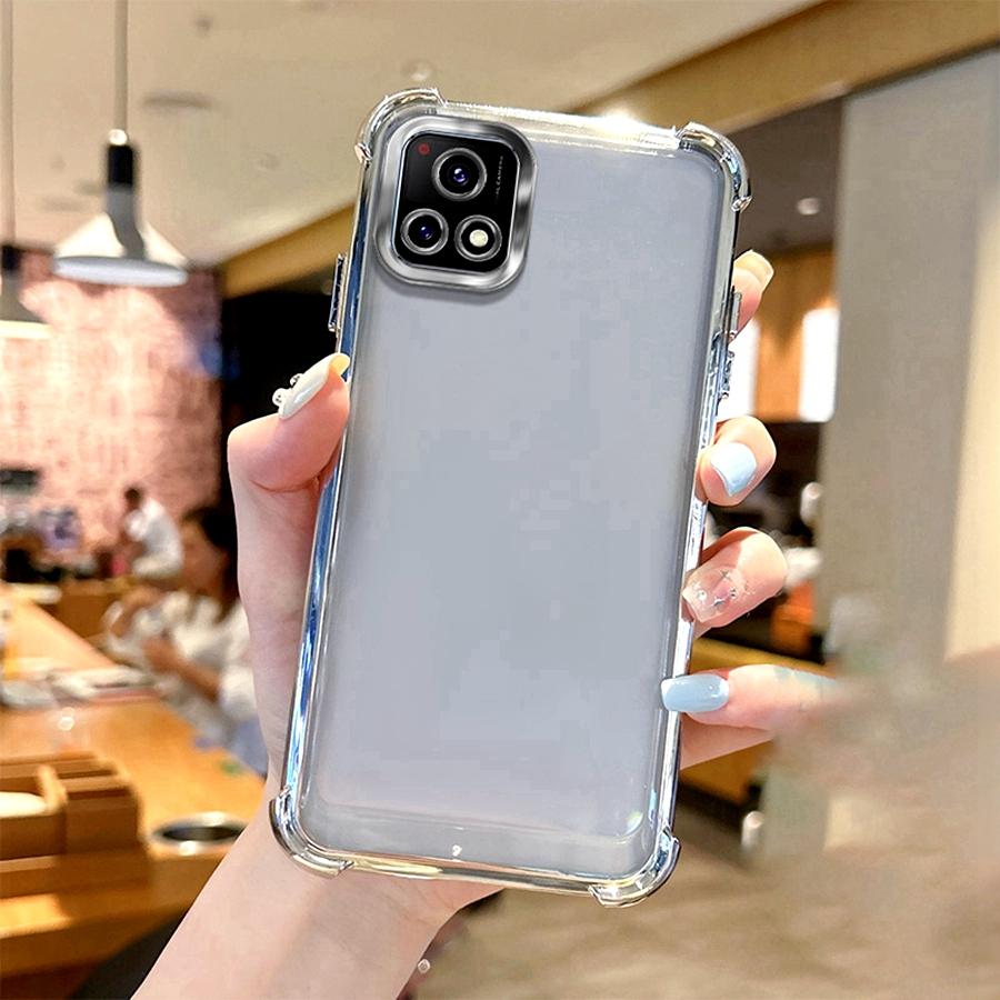 Airbag Shookproof Lens Case For Vivo Y01 Y02 Y02S Y22S Y35 Y31 Y53S Y03 Y18 Y04 Y04S Y29S Y29 Y39 Y38 5G Plating Silicone Cover