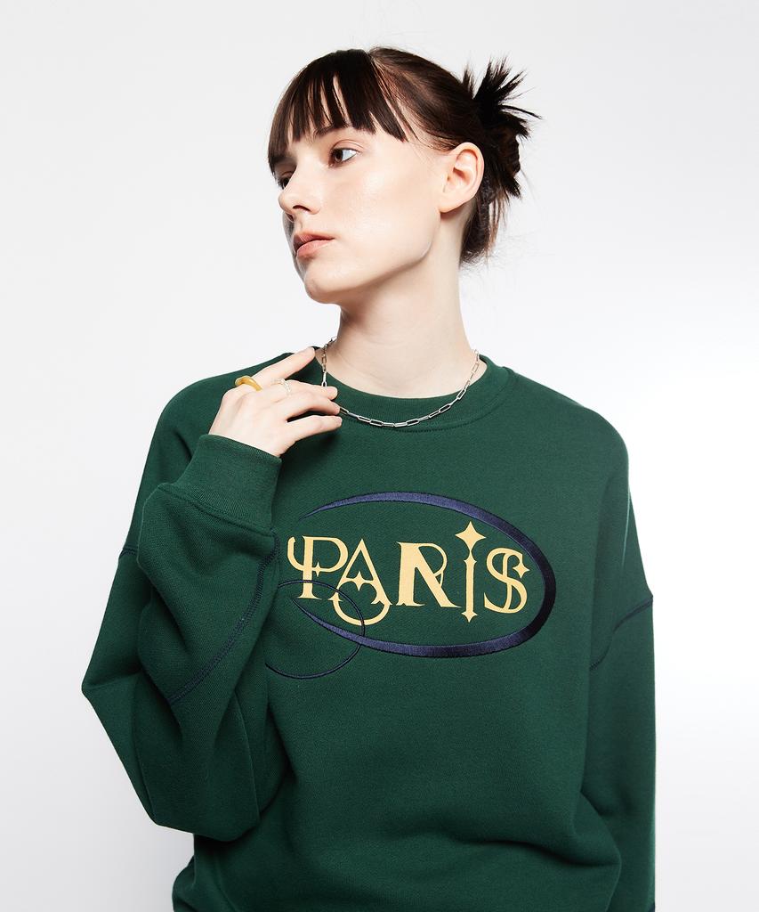 LARTIGENT L7 Paris Sweatshirt(Green)