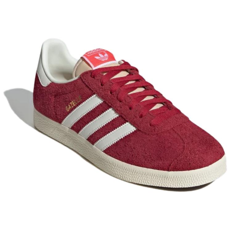 Adidas Gazelle Victory Red Unisex Sneakers Team-Victory-Red Off-White Cream-White IF9652