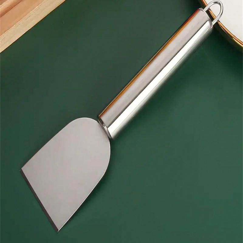 

Прочный многофункциональный скребок для чистки из нержавеющей стали, металлическая универсальная лопатка для кухни, ванной комнаты и дома Round Handle Round Head