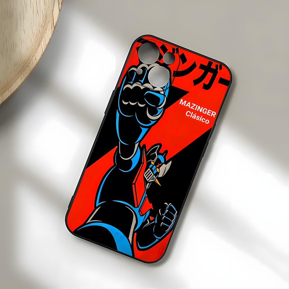 Anime M-Mazinger Z Phone Case For IPhone 17 Pro Max 15 Pro 16 14 Plus 12 13 Mini 11 Pro Shockproof Soft Cover