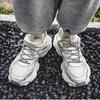 Spring Men's Breathable Mesh Shoes Versatile Thick-soled Sports Shoes Casual Dad Shoes