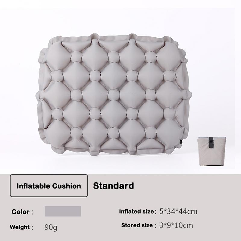 Inflatable Seat Cushion,Portable Lightweight Travel Air Sitting Pad,Moisture and Water Resistant Camping Chair Mat for Outdoor