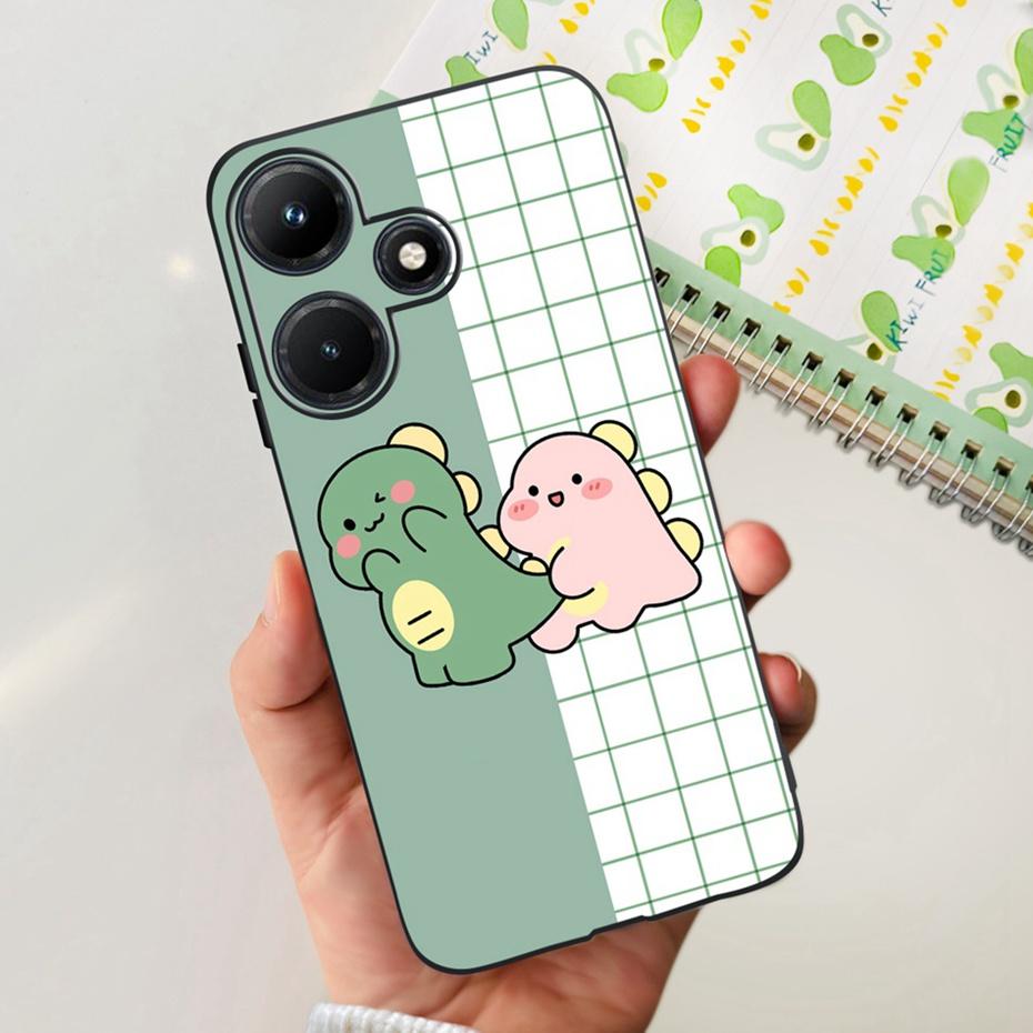 Cute Phone Case For Infinix Hot 30i Hot30 30 Play NFC 2023 Soft Silicone TPU Back Cover For Infinix Hot30i Hot 30 30Play