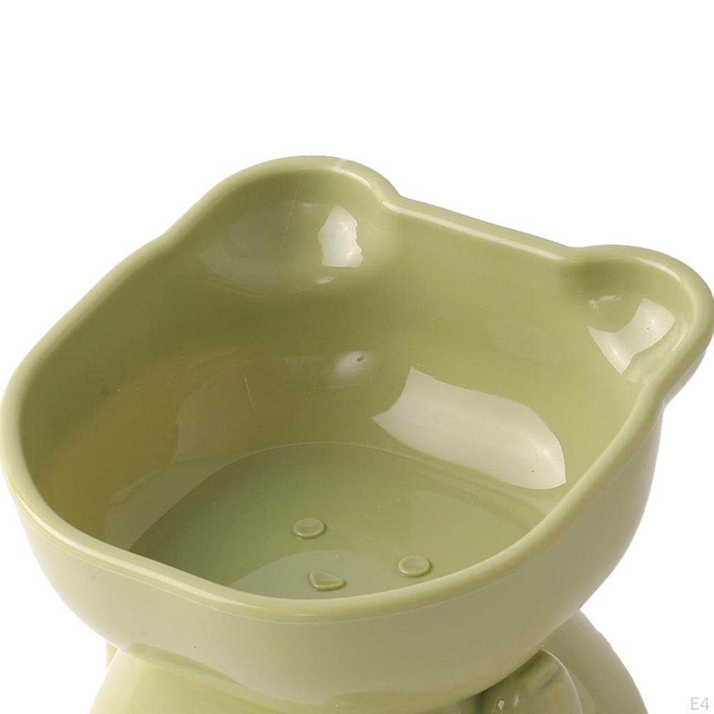 Elevated Cat Bowls, Tilted Raised Bowls for Water Dish Feeder Cats Small Dogs