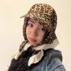 Retro Scarf Peaked Cap Floral Triangle Headscarf Hat Driving Y2K Headscarf Baseball Hat  Streetwear