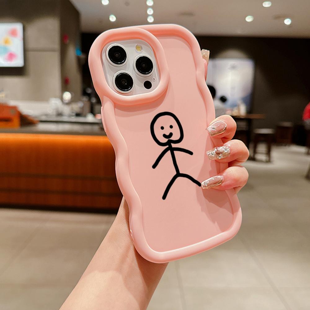 Чехлы для телефонов N79 Cartoon Matchman art Macaron Wavy Edge для iPhone 16 Pro — фото 15