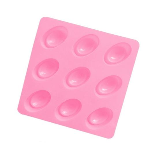

Силиконовая форма 9 отверстий квадратная антипригарная золотая форма для слитков шоколада форма для конфет для кухни розовый