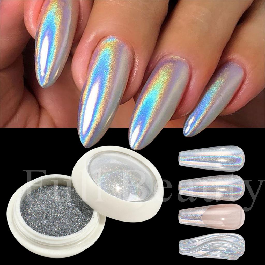 New Nail Art Glitter Laser Mirror Powder Silver Mirror Nail Art Mirror Powder