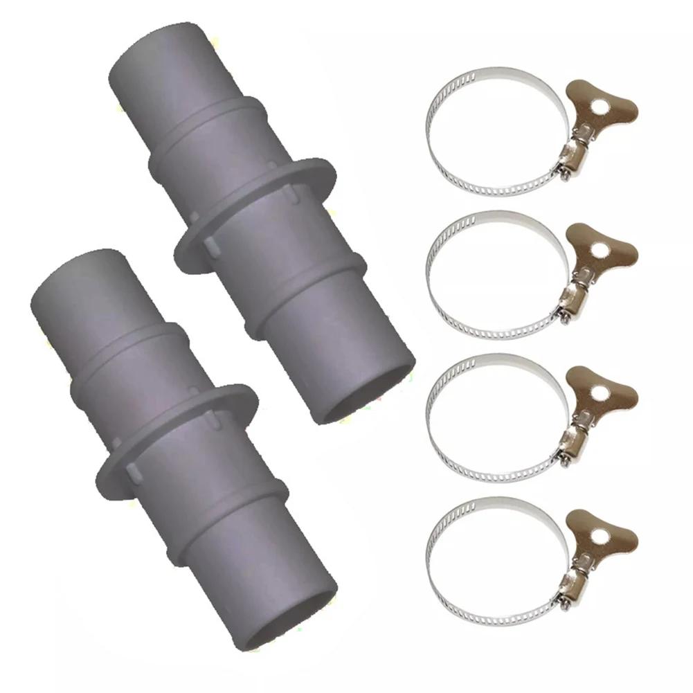 Hose Coupling Pool Hose Adapter Rust-proof Features Hose Friction Reduction Vacuum Hose Coupling For Pools Vacuum Connector