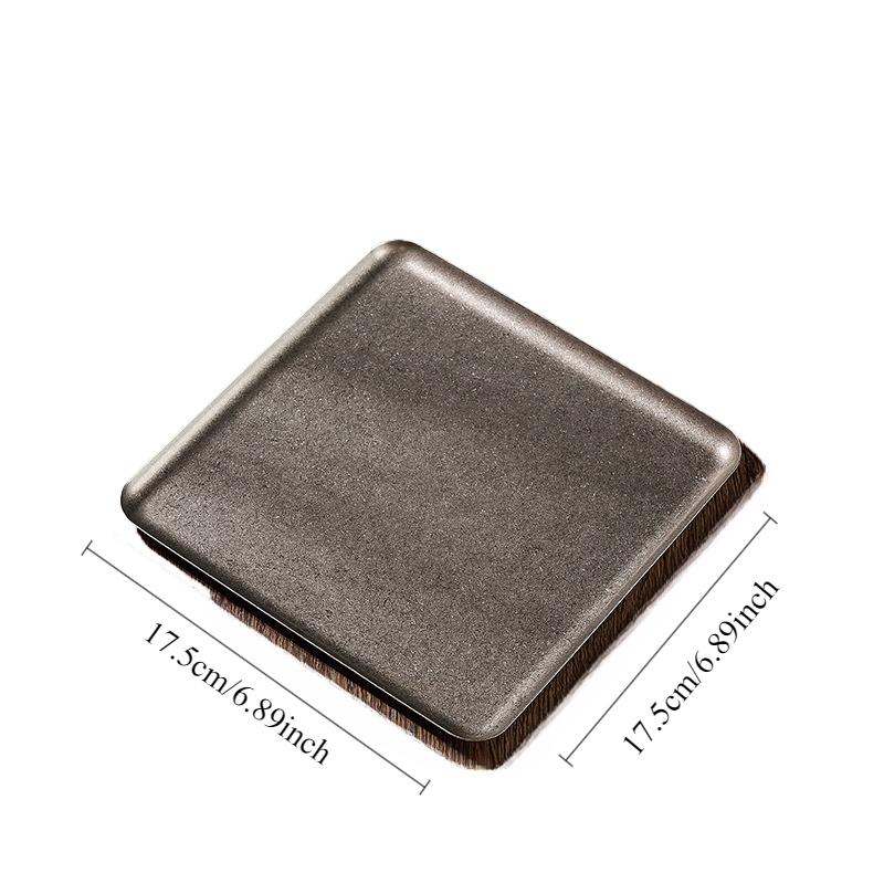 Retro 304 Stainless Steel Antique Square Steak Tray Creative Restaurant Display Dessert Barbecue Plate