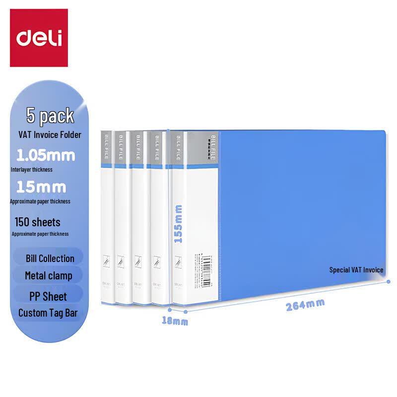 Deli A5 Invoice File Holder