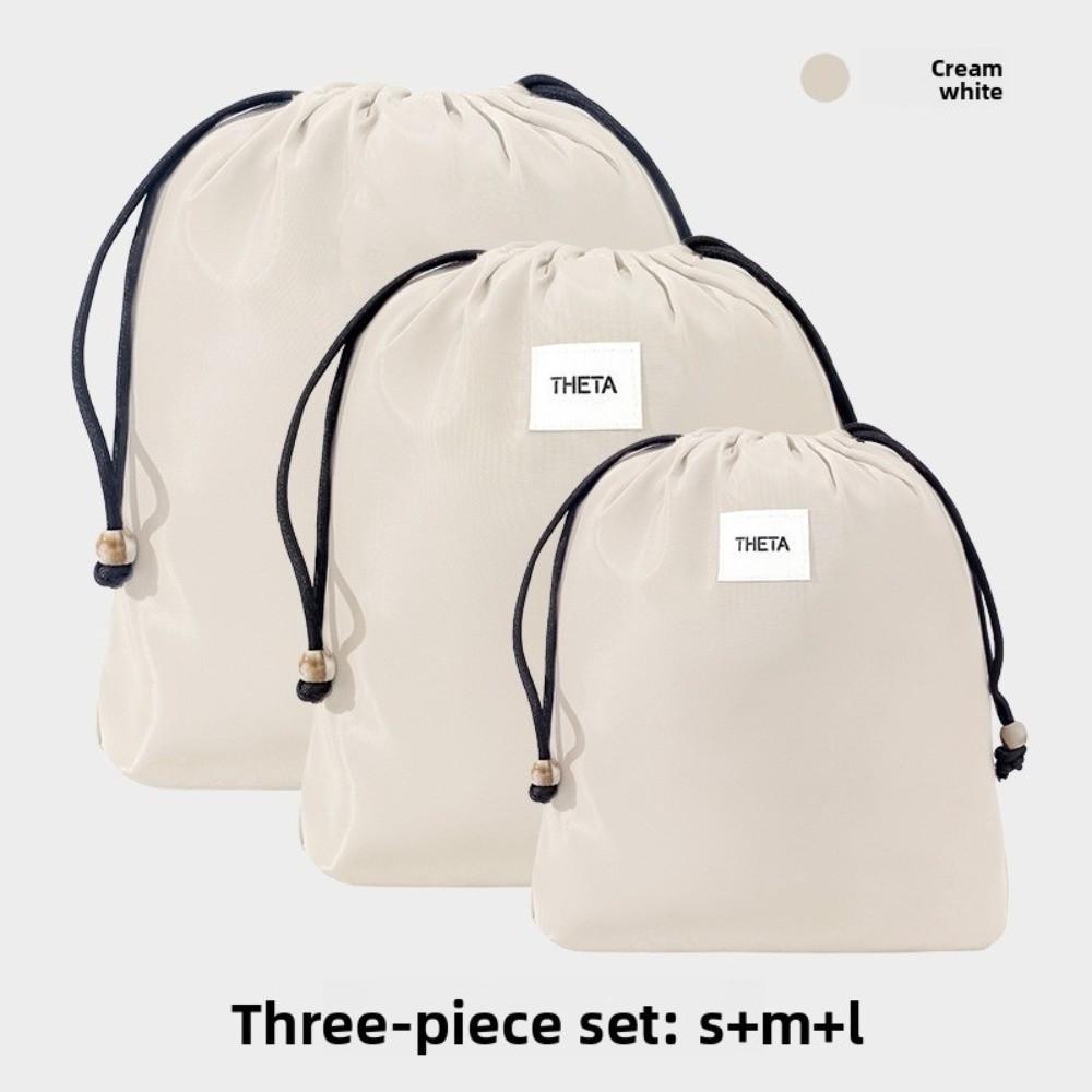 Polyester Travel Storage Bag Dustproof Multi-size Clothing Organizer Bag Washable Large Capacity Drawstring Bag for Outdoor Use