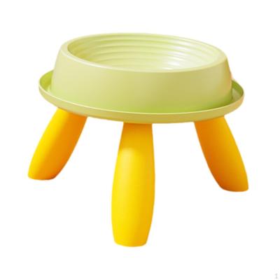 Cat Bowl with Raised Stand Food and Water Dish Elevated Snack Container for Small