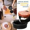 FAIS DU 3 In 1 Stuffed Burger Press Patty Maker Rings Molds Kit, Non Stick Hamburger Press Patty Maker Burger Press Kitchen Gadg