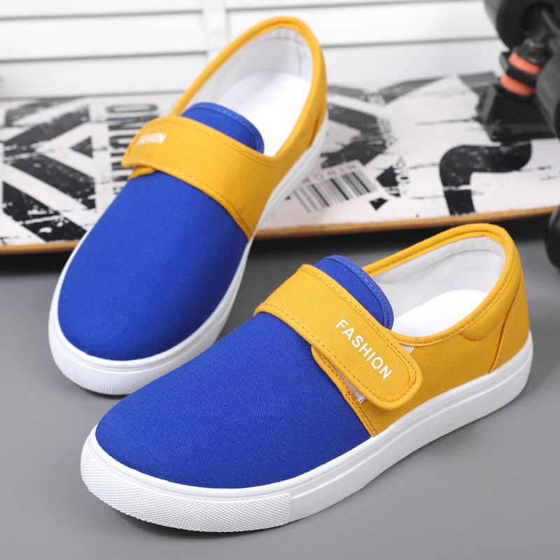 Men's Canvas Shoes Fashion Causal Men Vulcanized Sneakers Slip On Men's Plimsoll Male Trainers Trend Summer Outdoor Loafers Shoe