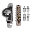 Guitar Roller Saddle Bridge Metal Tiger Silver Decorative Electric Guitar Bridge Replacement