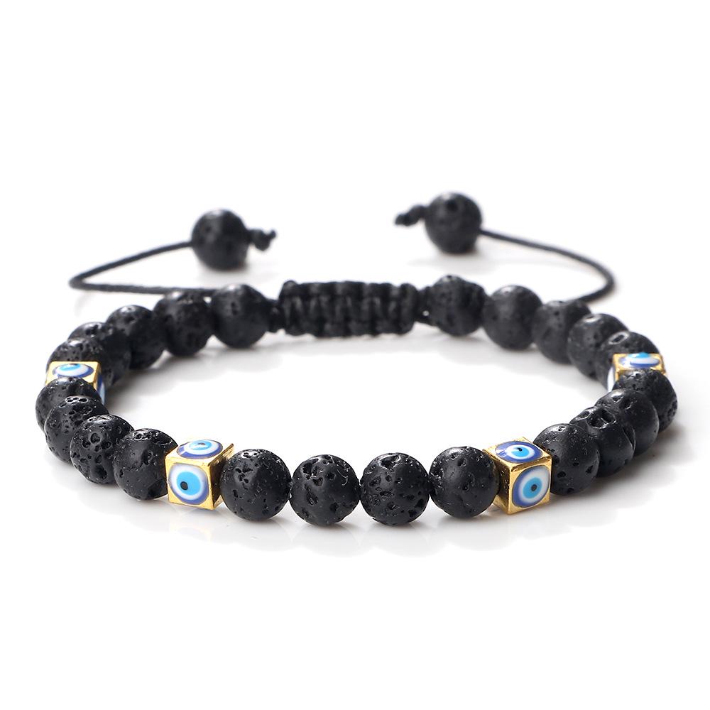 Unisex Handwoven Evil Eye Commuter Bracelet