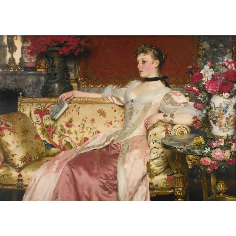 Vintage Elegant Women Portrait Poster Victorian Female Canvas Painting Antique Wall Art Picture for Living Room Home Decor Mural