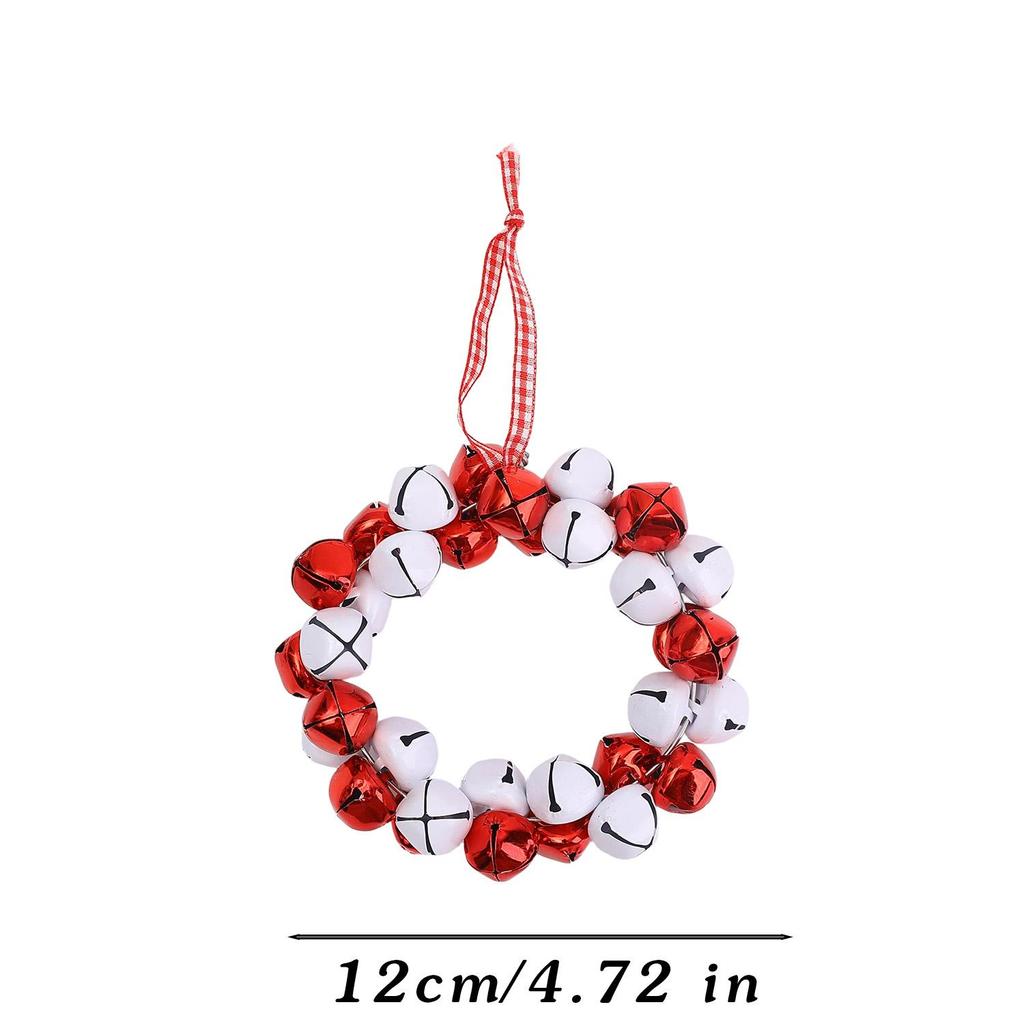 Multicolor Christmas Bell Garland Premium Metallic Wreath Shiny Xmas Tree Hanging Pendant High Quality Home Party Decor Props
