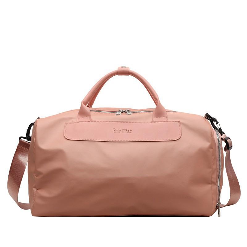 

2025 New Large-capacity Travel Bag Women Short-distance Light Wet Separation Yoga Exercise Handbag Men one size рожевий