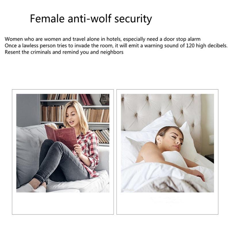Hotel Door Burglar Alarm Door Gap Alarm Door Stopper Alarm Home Door Stop Alarm