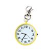 TW Fashion Orologio da tasca portachiavi medico unisex con quadrante rotondo al quarzo analogico