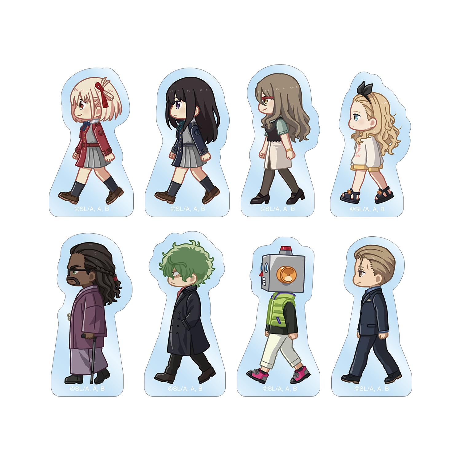 

TV Anime Trading Chibi Toko Acrylic Mascot Box of 8 Lycoris Recoil