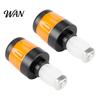 Night Riding Bike Light 2Pcs Bicycle Handlebar End Light, Rechargeable LED Flash Lamp, Long Battery Life Plugs Safety Indicator for Nigh Cycling