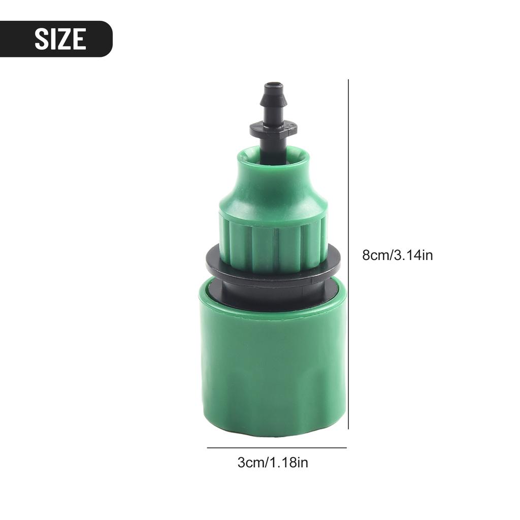 5 Pcs 4/7mm-8/11mm Plastic Garden Water Hose Quick Connector Irrigation Adapter Connector Drip Irrigation Tools